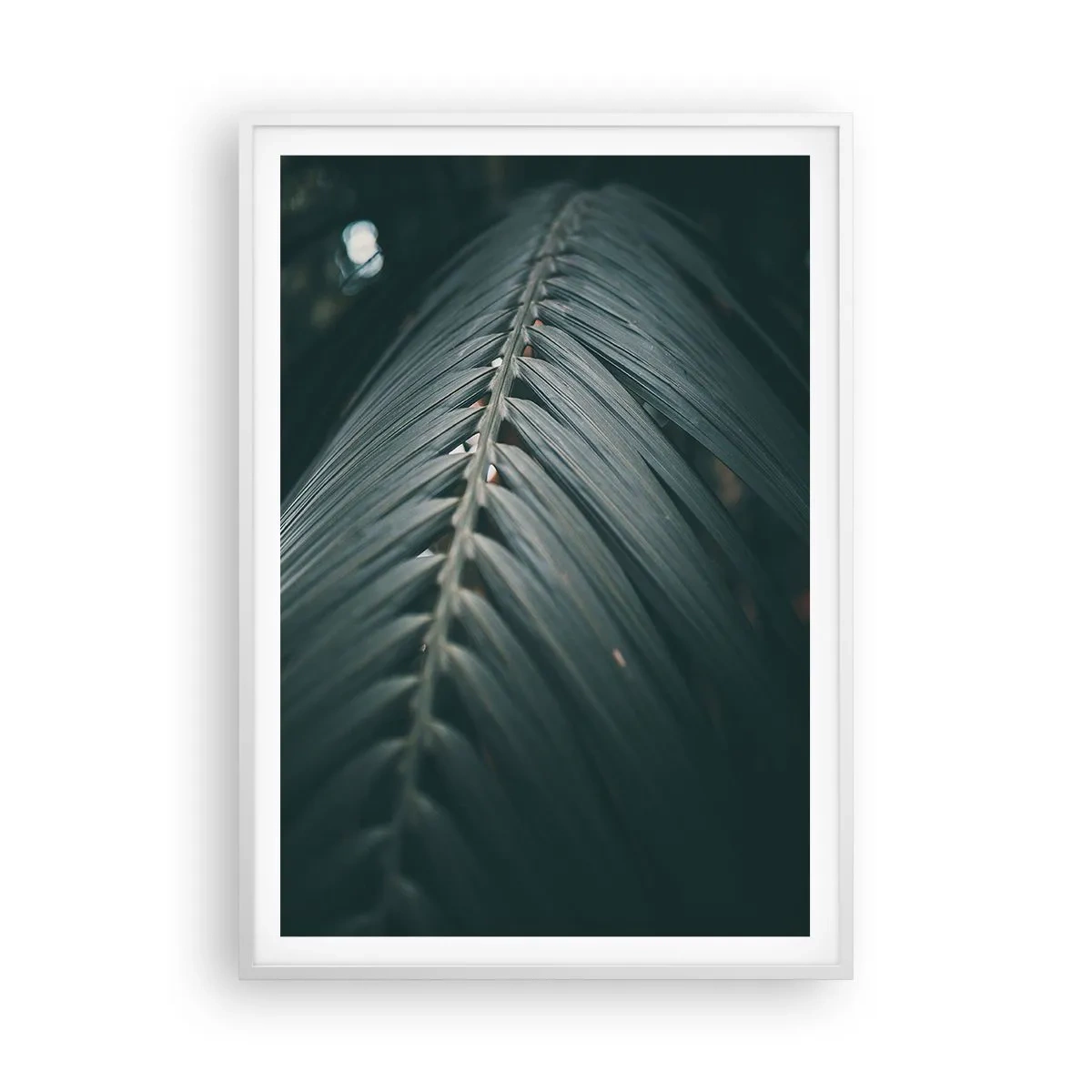 Poster în ramă albă - Precizia naturii - 70x100 cm