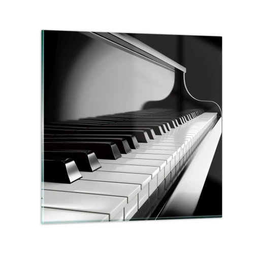 Tablou pe sticlă - Armonia formelor și a culorilor - 40x40 cm