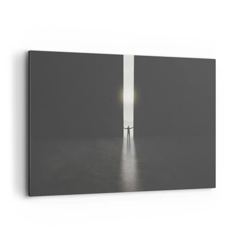 Tablou pe pânză - Un pas spre un viitor luminos - 100x70 cm