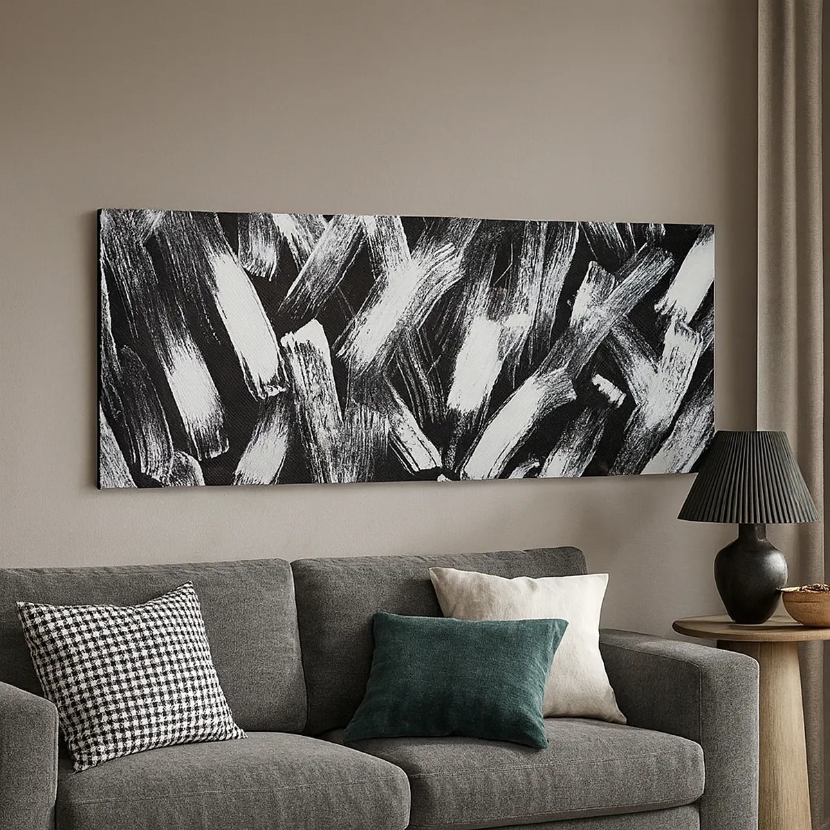 Tablou pe pânză - Abstracție în spirit industrial - 30x30 cm