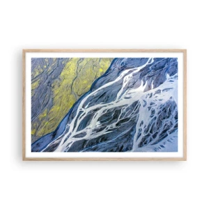 Poster în ramă de stejar deschis - Picturi din natură - 91x61 cm