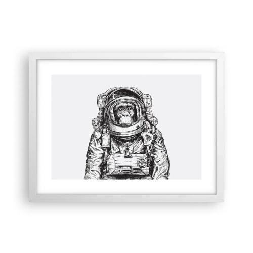 Poster în ramă albă - Evoluție alternativă - 40x30 cm