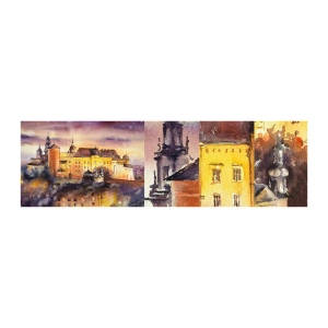 Mostră tapet autocolant Deluxe Sticker - Poveste și basm - Lacăt, Clasic, Arhitectură - 100x30 cm