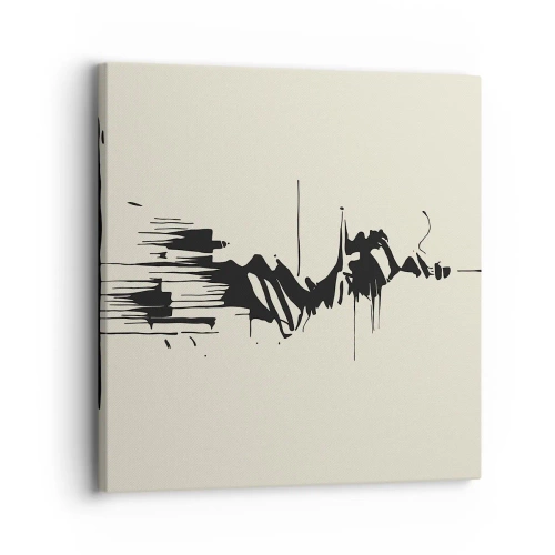 Tablou pe pânză - Abstracție pripită - 30x30 cm