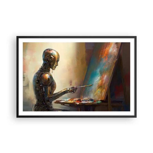 Poster în ramă neagră - Arta viitorului - 91x61 cm