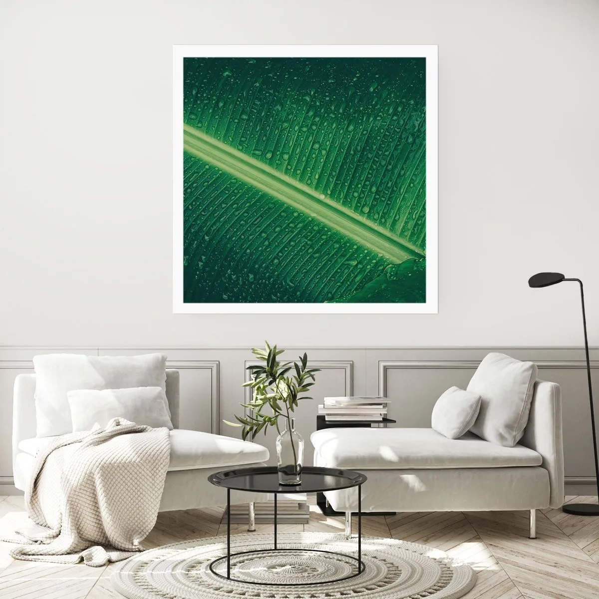 Poster - Structura verdelui - 60x60 cm