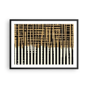 Poster în ramă neagră - Abstracție arhitecturală - 70x50 cm