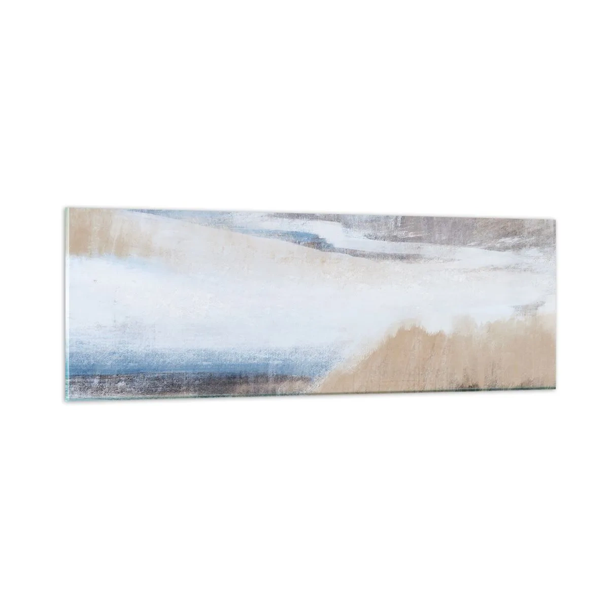 Tablou pe sticlă - Compoziție de iarnă - 90x30 cm