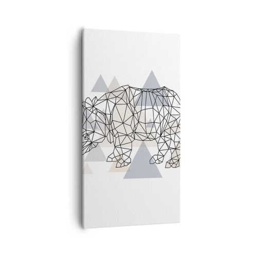 Tablou pe pânză - Structura forței - 55x100 cm