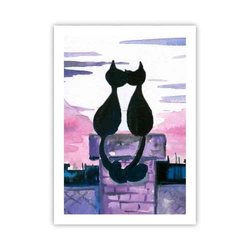 Poster - Rendez-vous sub lună - 50x70 cm