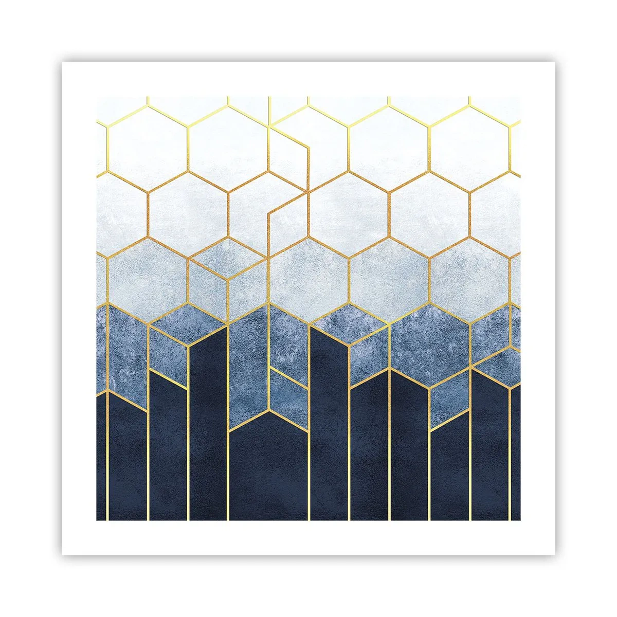 Poster - Compoziție în ritm sincopat - 50x50 cm