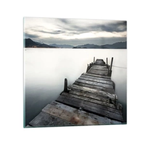 Tablou pe sticlă - Scufundă-te în pace - 60x60 cm