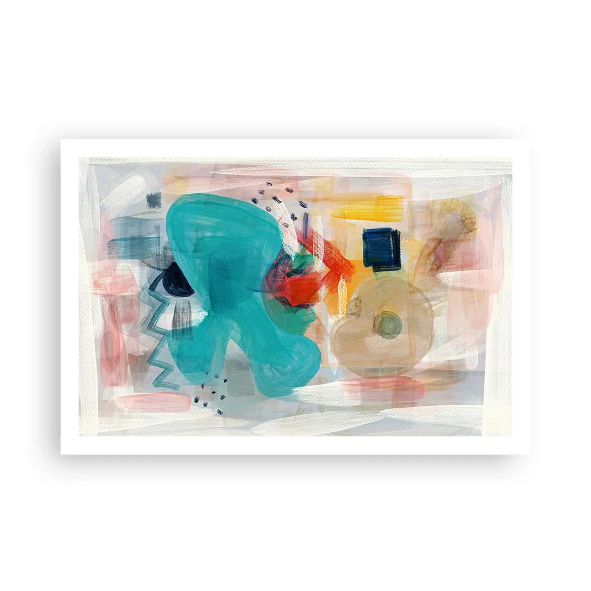 Poster - Joc plin de culoare - 91x61 cm