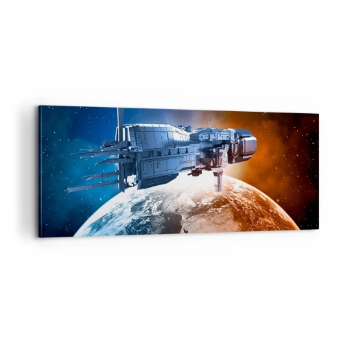 Tablou pe pânză - Observator atent - 100x40 cm