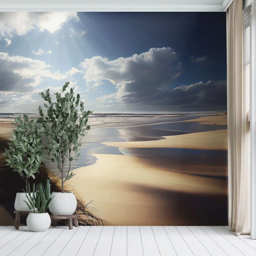 Tapet Premium Sand - Plajă sălbatică - plajă, Mare, Dunele - 100x70 cm