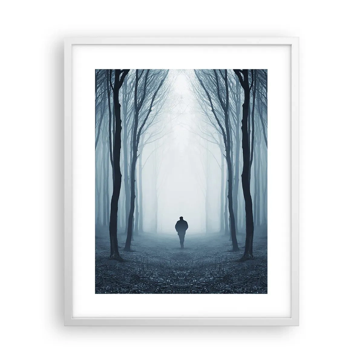 Poster în ramă albă - Și totul este simplu și clar - 40x50 cm