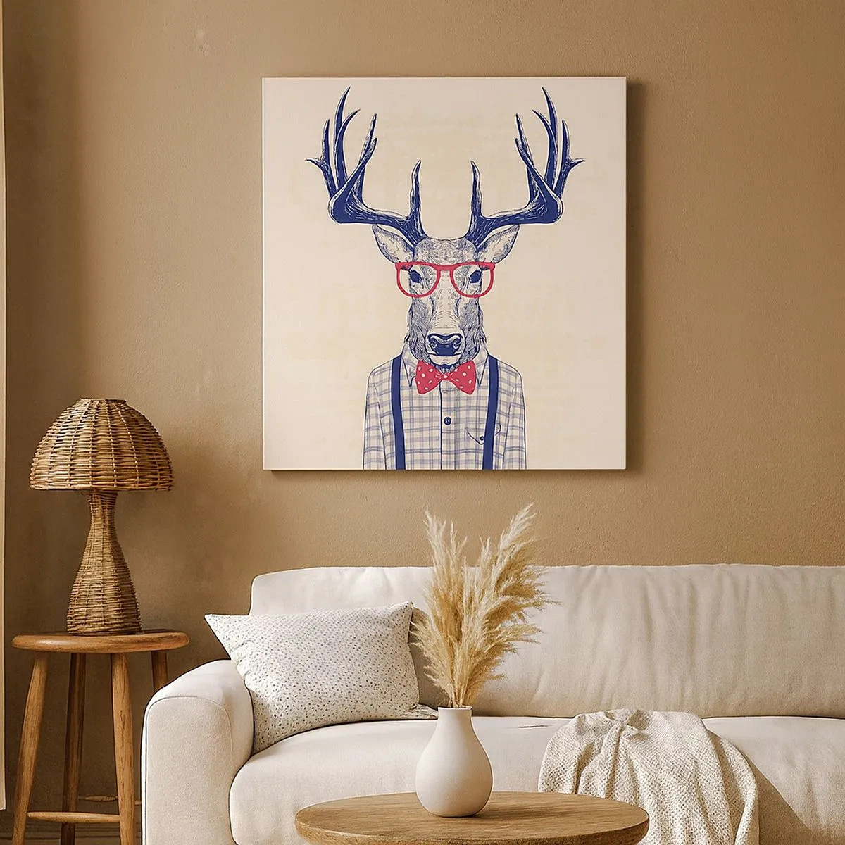 Tablou pe pânză - O extravaganță jucăușă - 30x30 cm