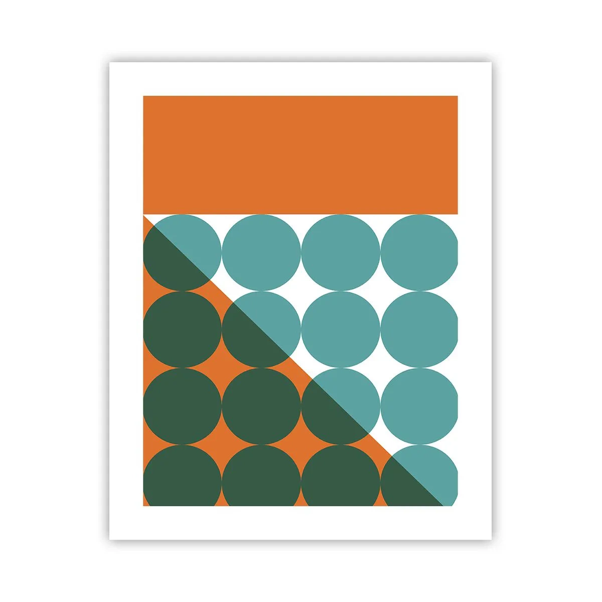 Poster - Sus și pe diagonală - 40x50 cm
