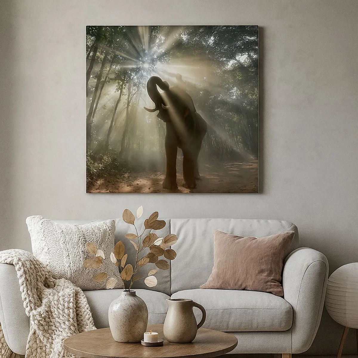 Tablou pe pânză - Sub o stea norocoasă - 30x30 cm