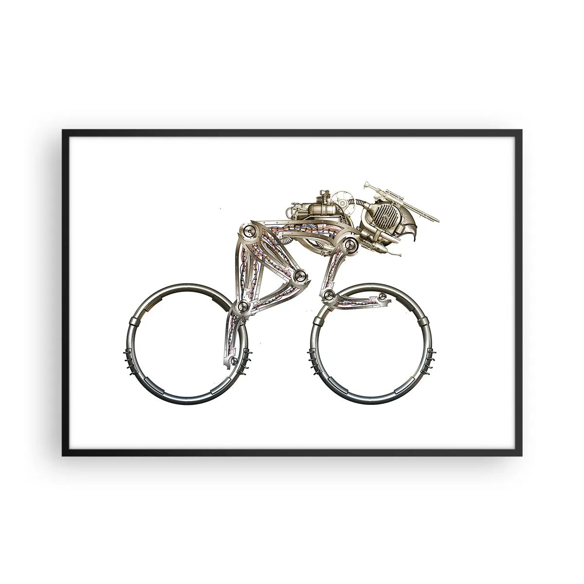 Poster în ramă neagră - O mașină grozavă - 100x70 cm