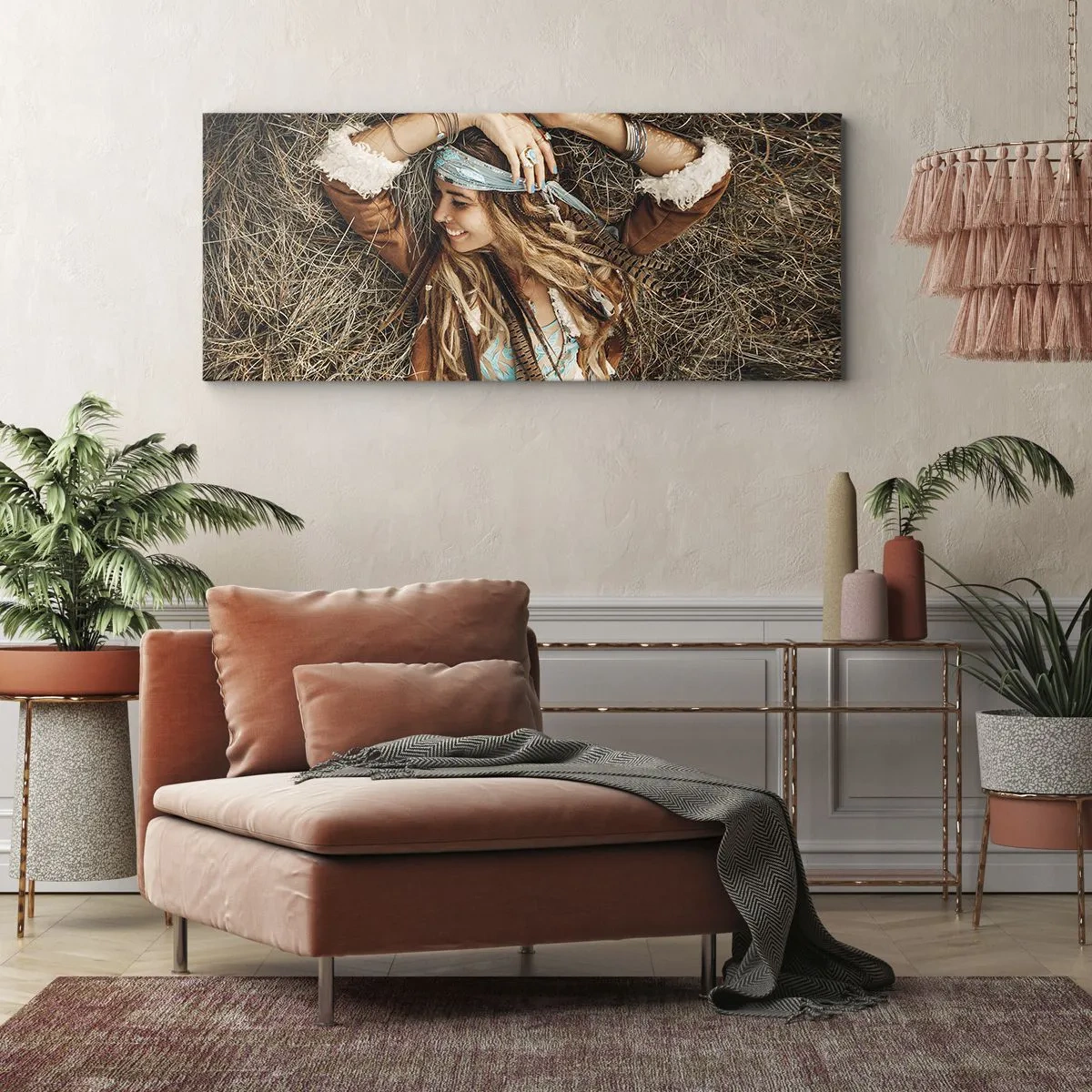 Tablou pe pânză - În drum spre vara iubirii - 100x40 cm