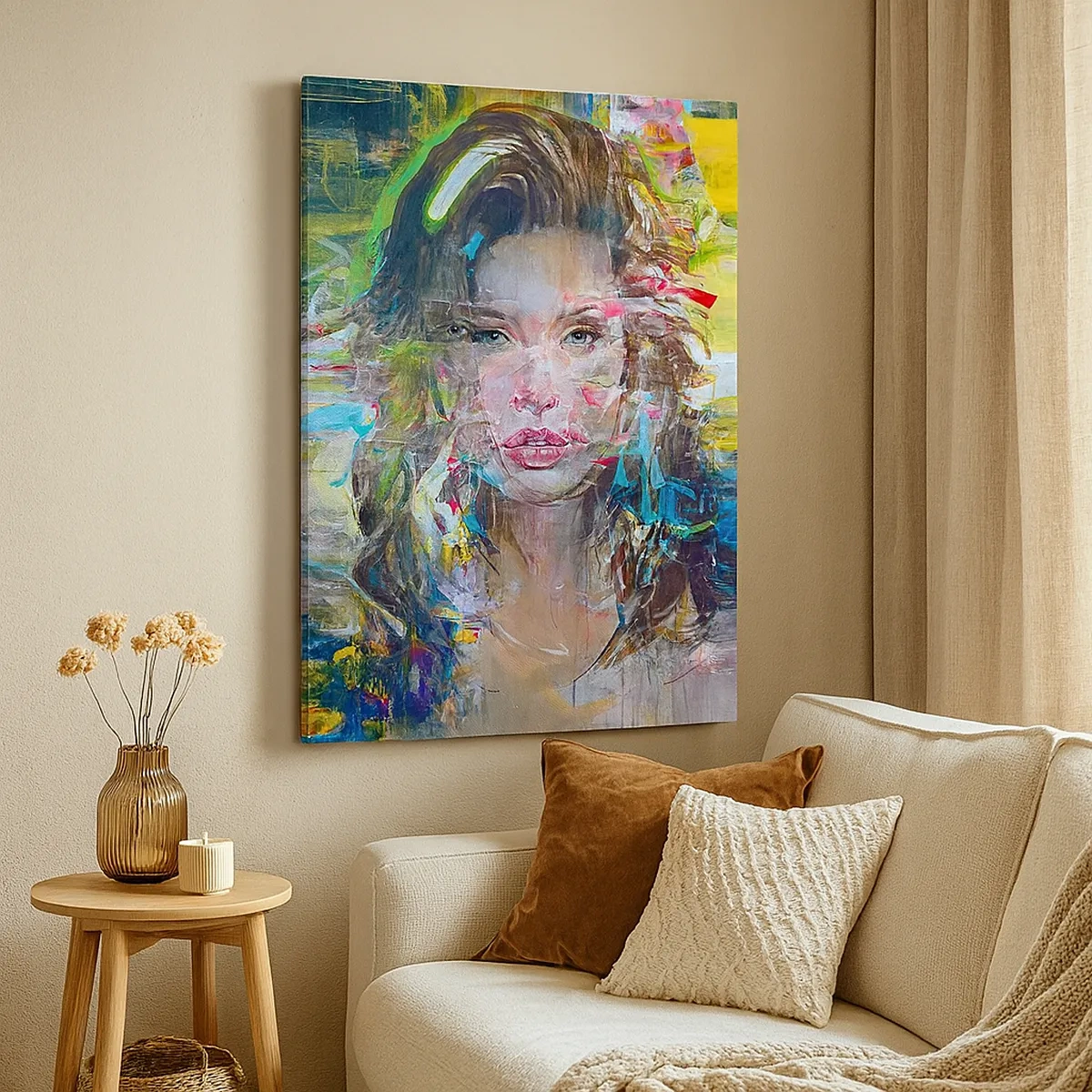 Tablou pe pânză - În spatele cortinei de aer - 50x70 cm