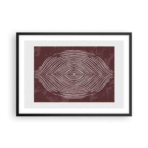 Poster în ramă neagră - Spațiul vorbește - 70x50 cm