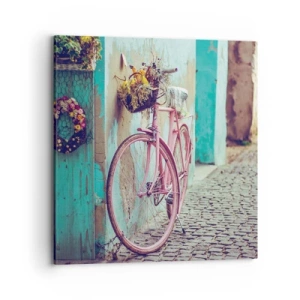 Tablou pe pânză - Mă întorc imediat - 70x70 cm