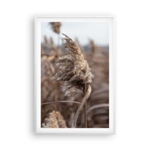 Poster în ramă albă - E timpul să zbori cu vântul - 61x91 cm