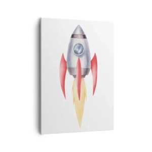 Tablou pe pânză - Mai sus, mai repede, mai departe - 50x70 cm