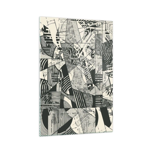 Tablou pe sticlă - Dinamica de astăzi - 70x100 cm
