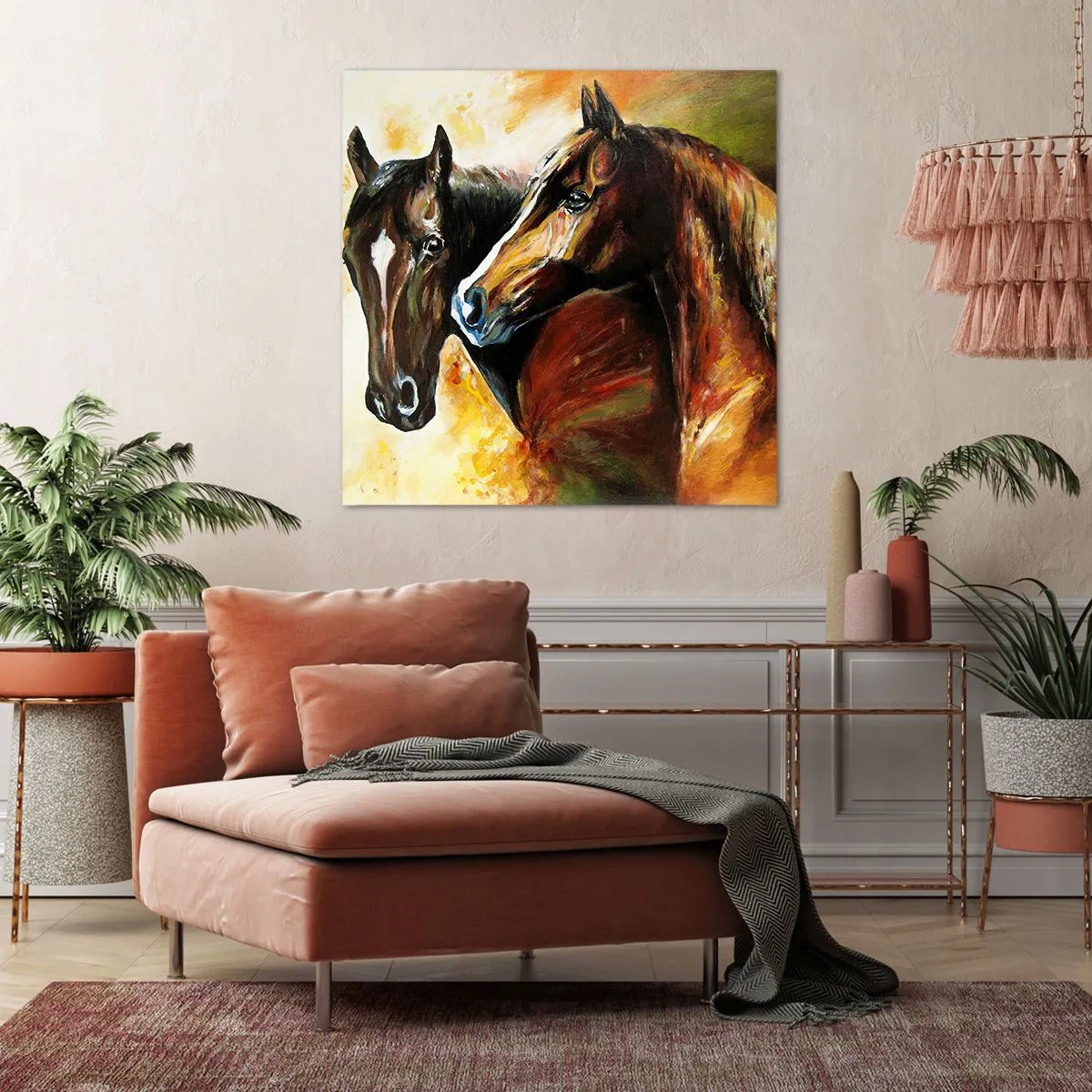 Tablou pe pânză - De două ori mai fermecător - 30x30 cm