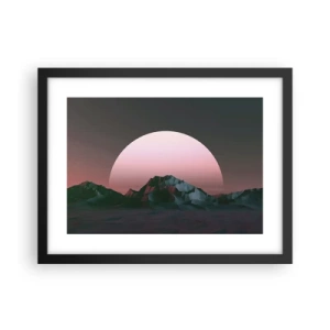 Poster în ramă neagră - Într-o galaxie învecinată - 40x30 cm