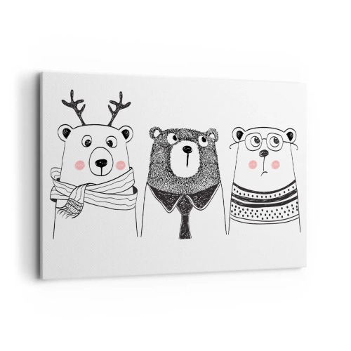 Tablou pe pânză - Ursuleț, urs - 100x70 cm