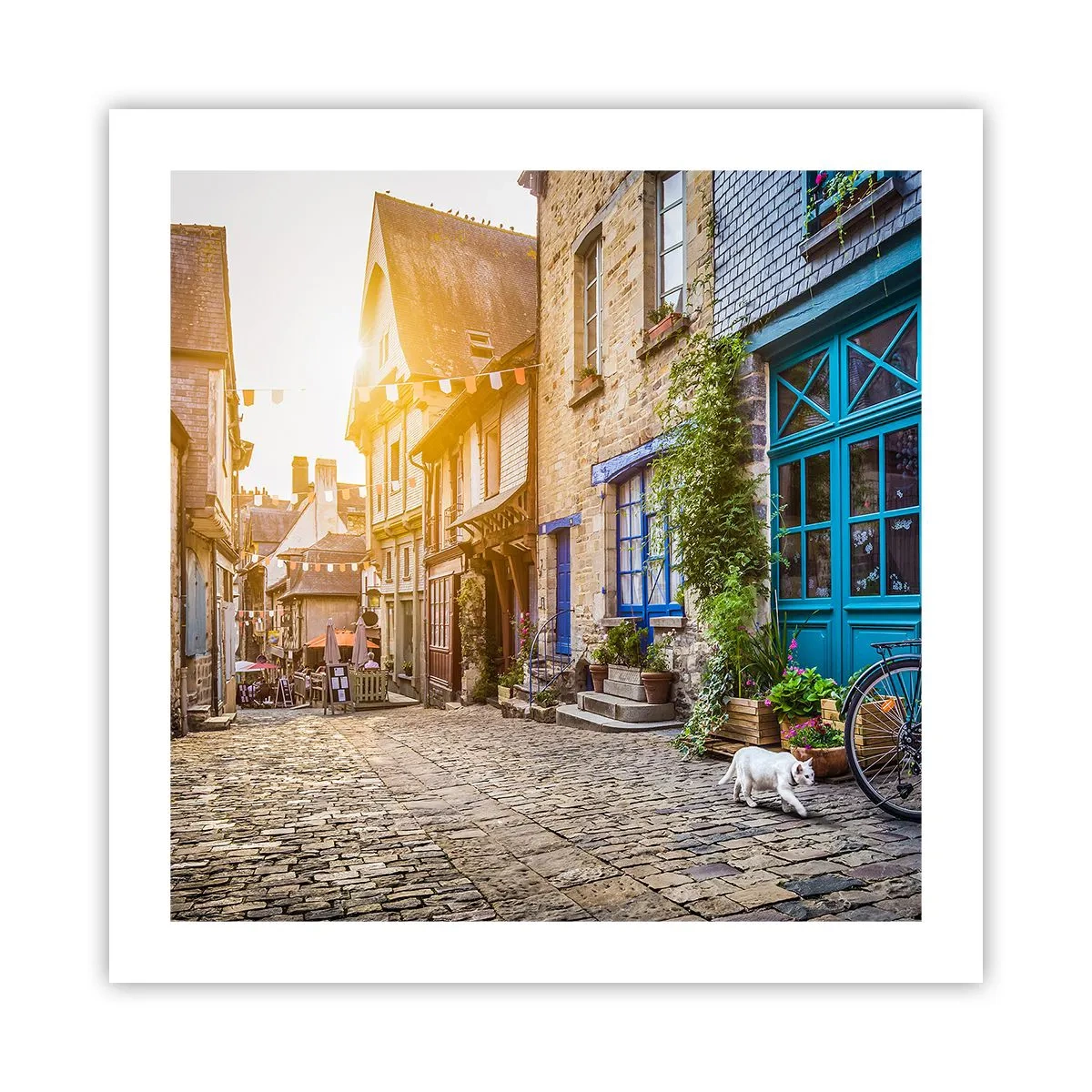 Poster - Fantoma albă a orașului - 50x50 cm