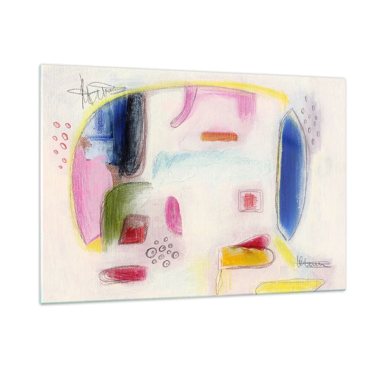 Tablou pe sticlă - Mai mult convexă decât concavă sau plată - 120x80 cm