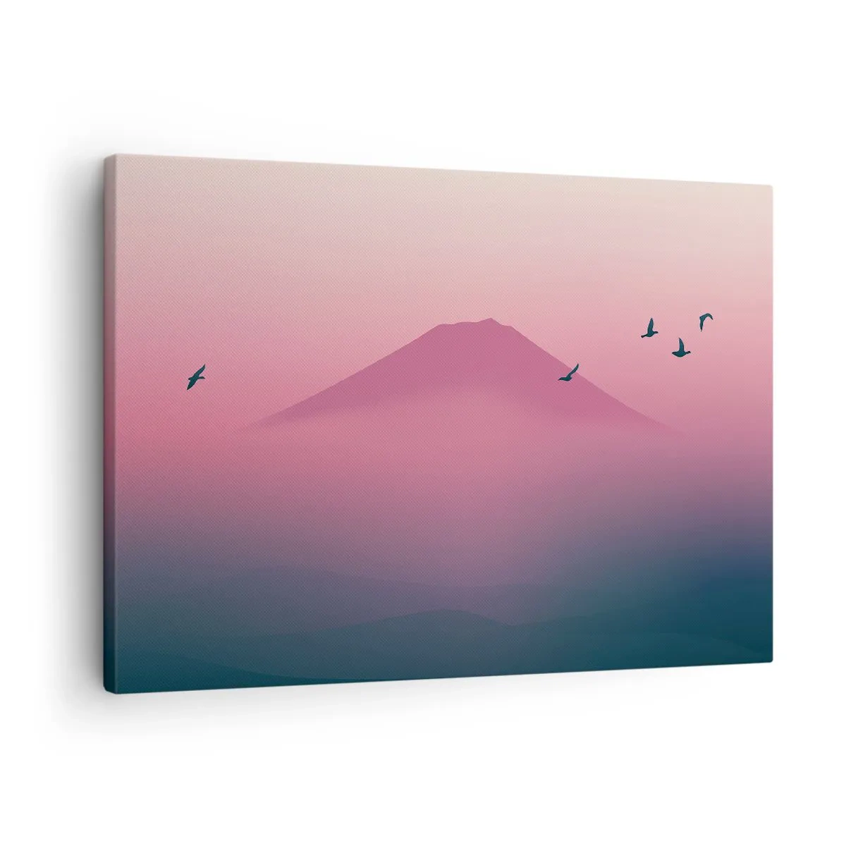 Tablou pe pânză - Călători deasupra norilor - 70x50 cm