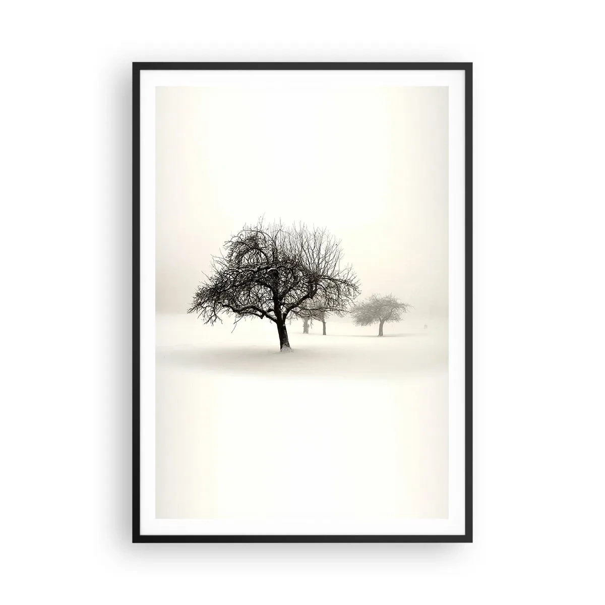 Poster în ramă neagră - Hibernare - 70x100 cm