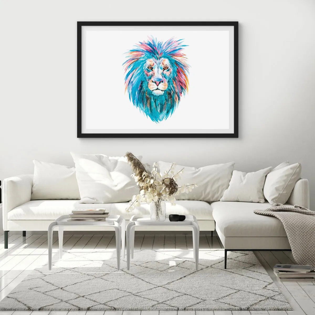 Poster în ramă neagră - Aură electrizantă - 91x61 cm