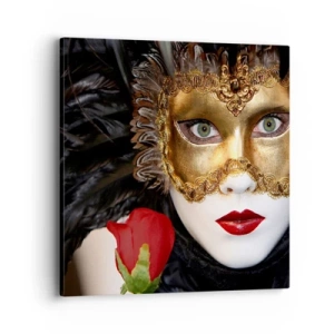 Tablou pe pânză - Pentru că viața e un bal - 40x40 cm