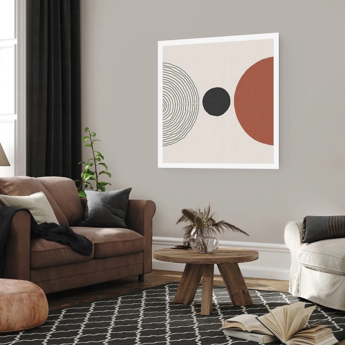 Poster - În centrul atenției - 60x60 cm