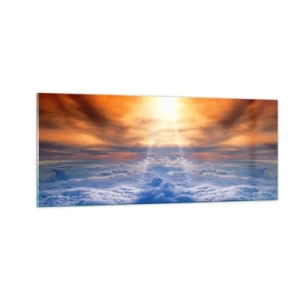 Tablou pe sticlă - Peisaj mistic - 100x40 cm