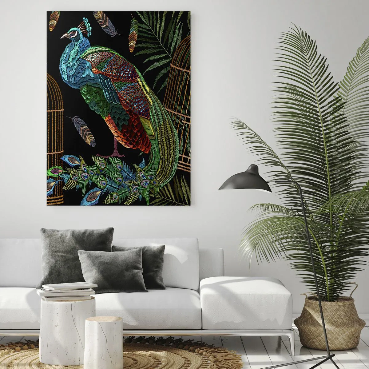 Tablou pe sticlă - În veșmânt regal - 50x70 cm
