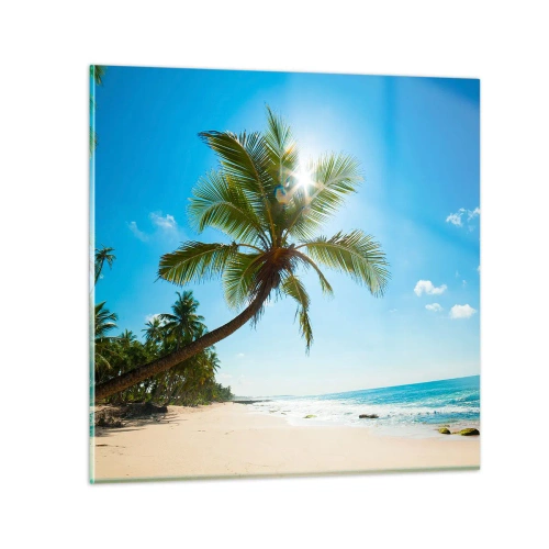 Tablou pe sticlă - Nu arăta nimănui - 70x70 cm