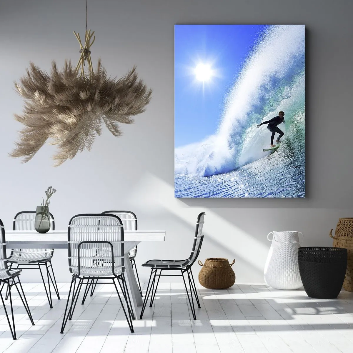Tablou pe pânză - Prin marele albastru - 70x100 cm