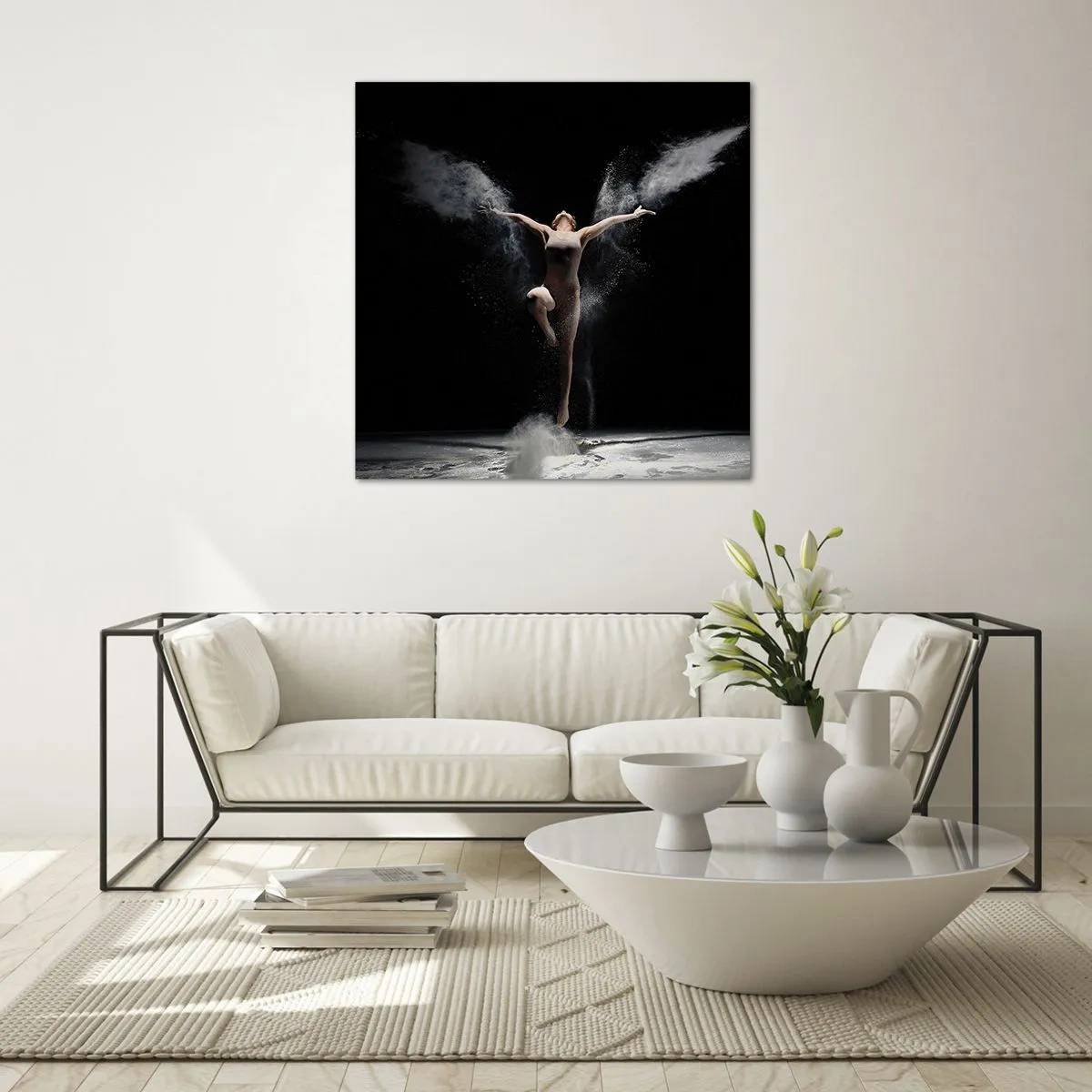 Tablou pe sticlă - Elfii există - 60x60 cm