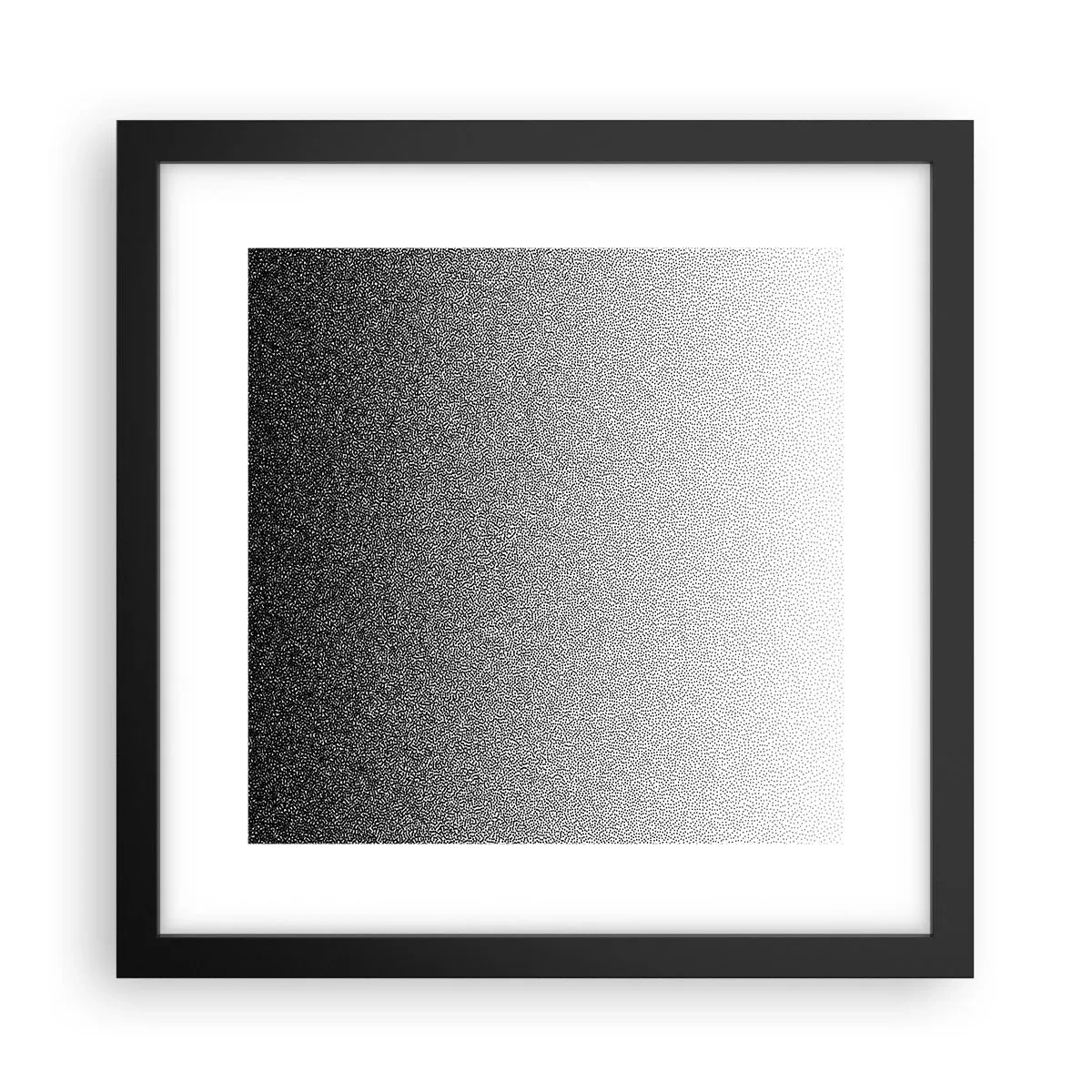 Poster în ramă neagră - Spre lumină - 30x30 cm