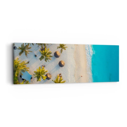 Tablou pe pânză - Bun venit în paradis - 90x30 cm