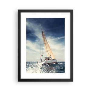 Poster în ramă neagră - Nu ne vor prinde din urmă! - 30x40 cm