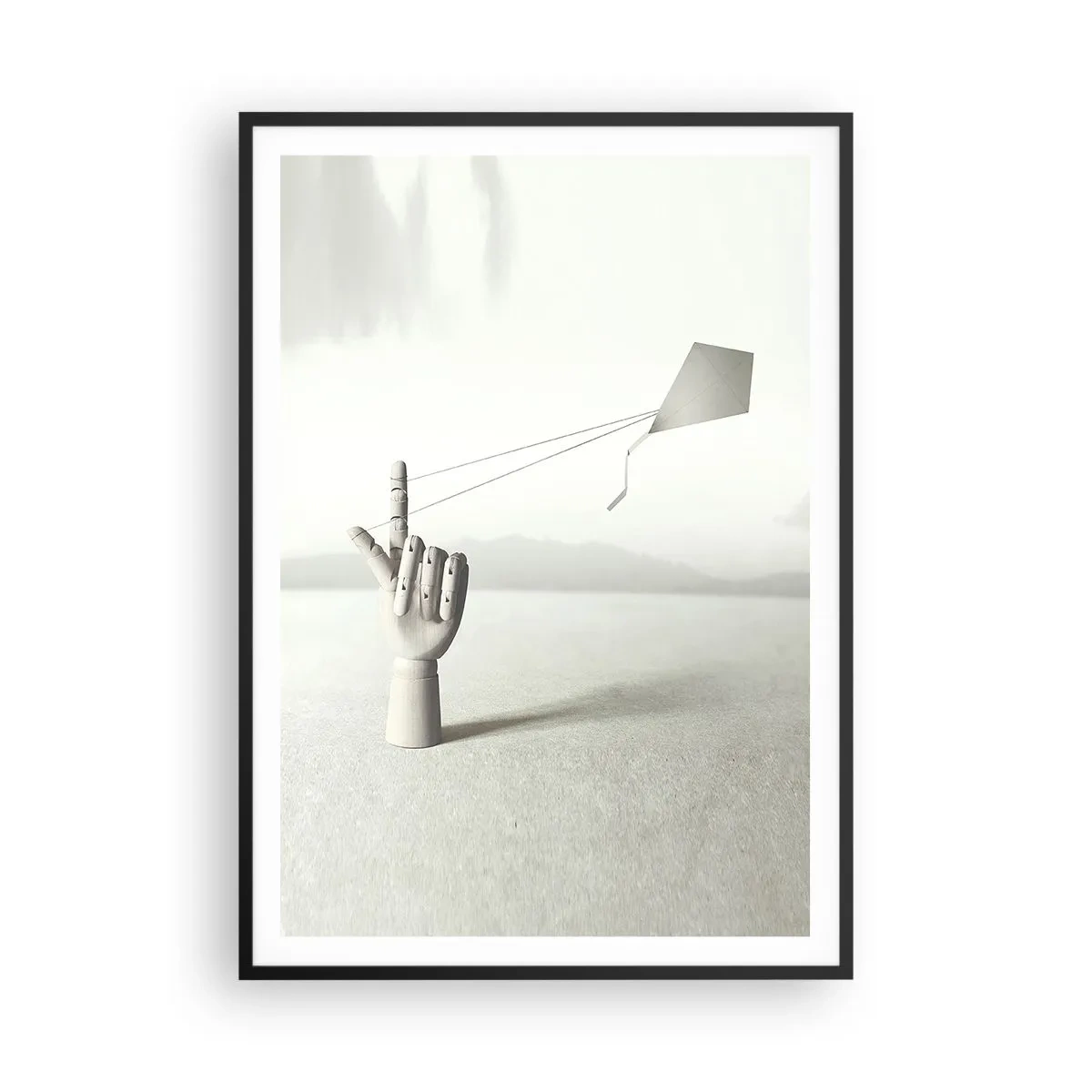 Poster în ramă neagră - Încercare de forță - 70x100 cm